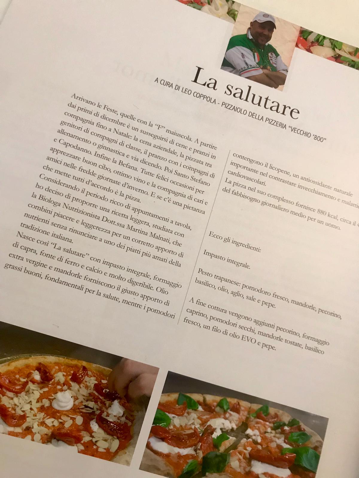 Articolo su Living Varese - la pizza salutare